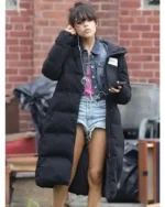 Jenna Ortega Finestkind Mabel Puffer Coat