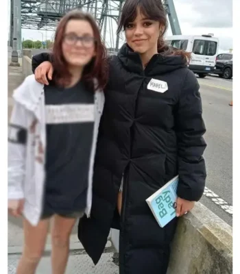 Jenna Ortega Finestkind Mabel Puffer Coat