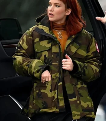 Jennifer Lawrence Don’t Look Up Kate Dibiasky Army Jacket