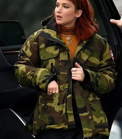 Jennifer Lawrence Don’t Look Up Kate Dibiasky Army Jacket