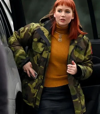 Jennifer Lawrence Don’t Look Up Kate Dibiasky Army Jacket