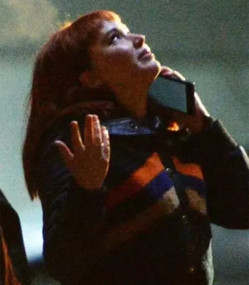 Jennifer Lawrence Don’t Look Up Purple Jacket