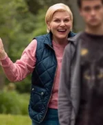 Jennifer Robertson Ginny and Georgia S03 Blue Puffer Vest