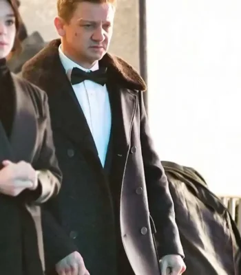 Hawkeye Clint Barton Black Long Trench Coat