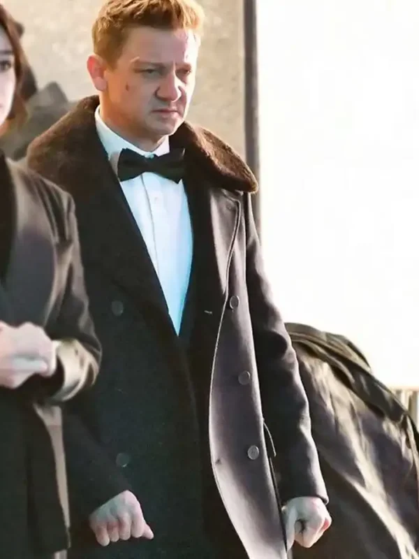 Hawkeye Clint Barton Black Long Trench Coat