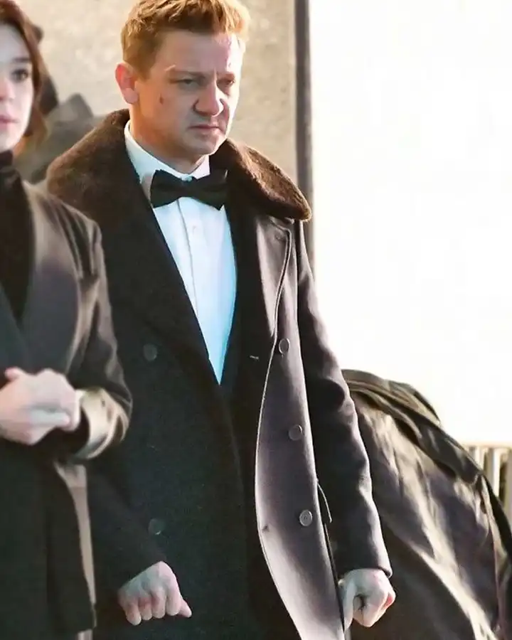 Hawkeye Clint Barton Black Long Trench Coat Hawkeye Clint Barton Black Long Trench Coat