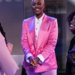 Jerrie Johnson Harlem Premiere Pink Blazer