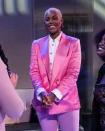 Jerrie Johnson Harlem Premiere Pink Blazer