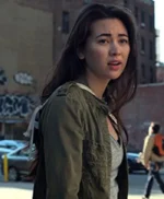 Jessica Henwick Iron Fist Colleen Wing Green Cotton Jacket