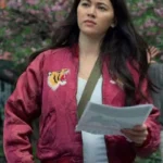 Jessica Henwick Iron Fist Colleen Wing Red Bomber Jacket