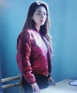 Jessica Henwick Iron Fist Colleen Wing Red Bomber Jacket