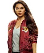Jessica Henwick Iron Fist Colleen Wing Red Bomber Jacket