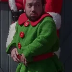 Jingle All the Way Danny Woodburn Green Wool Coat