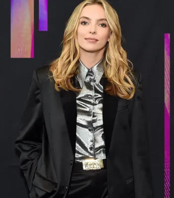 Jodie Comer Free Guy Premiere Black Blazer Coat
