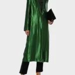 Jodie Comer Killing Eve Season 02 Villanelle Green Long Coat