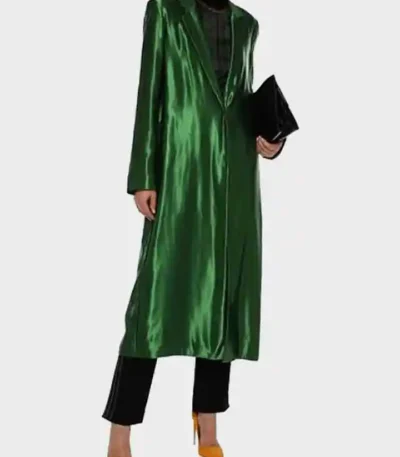 Jodie Comer Killing Eve Season 02 Villanelle Green Long Coat