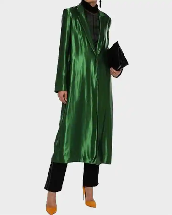 Jodie Comer Killing Eve Season 02 Villanelle Green Long Coat Jodie Comer Killing Eve Season 02 Villanelle Green Long Coat