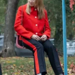 Jodie Comer Killing Eve Season 03 Villanelle Shirt Style Red Jacket