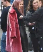 Jodie Comer Killing Eve Villanelle Pink Long Fur Coat