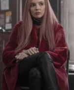 Jodie Comer Killing Eve Villanelle Pink Long Fur Coat