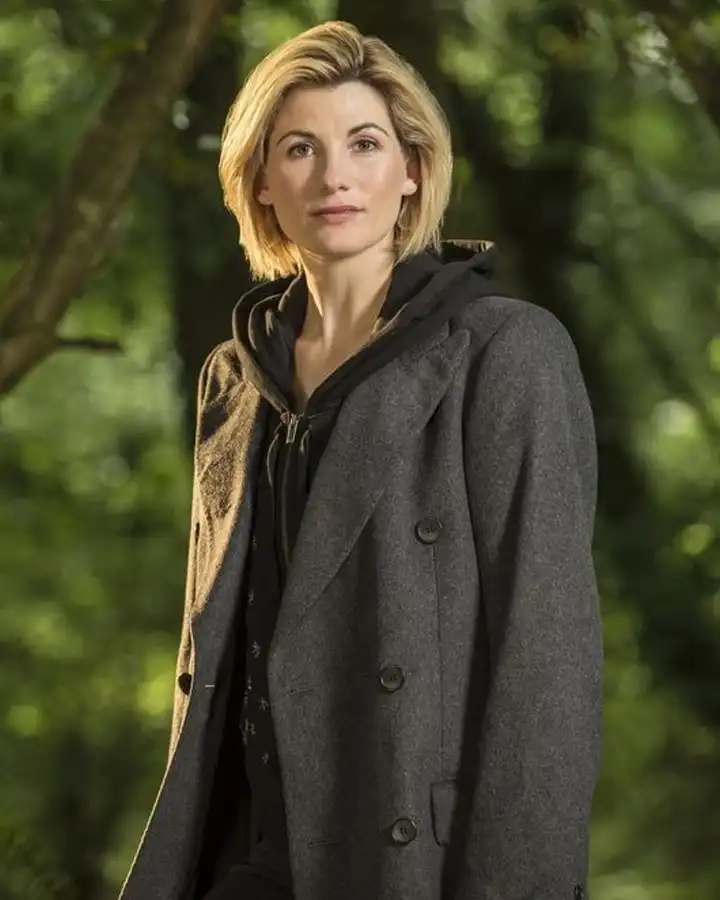 Jodie Whittaker Doctor Who Grey Trench Coat Jodie Whittaker Doctor Who Grey Trench Coat