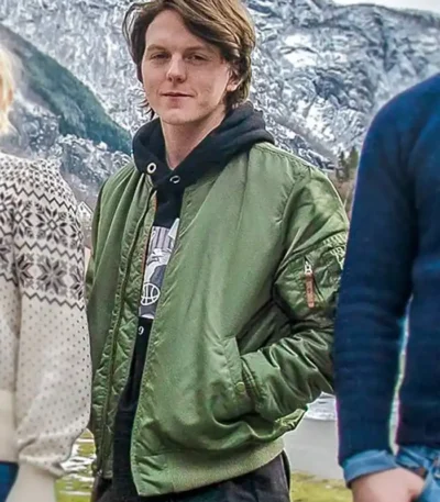 Jonas Strand Gravli Ragnarok Green Bomber Jacket