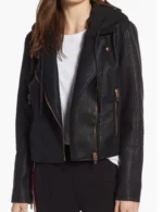 Josslyn Jacks General Hospital Black Leather Jacket