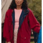 Joy Ride 2023 Jenny Chen Red Jacket