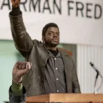 Judas and the Black Messiah Fred Hampton Brown leather jacket