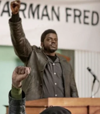 Judas and the Black Messiah Fred Hampton Brown leather jacket