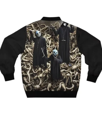 Jude Bins Hip Hop Black Bomber Jacket