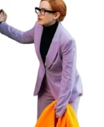 Julia Garner Inventing Anna Purple Blazer