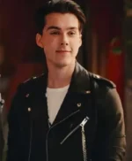 Julie and the Phantoms Reggie Peters Black Biker Leather Jacket