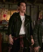Julie and the Phantoms Reggie Peters Black Biker Leather Jacket