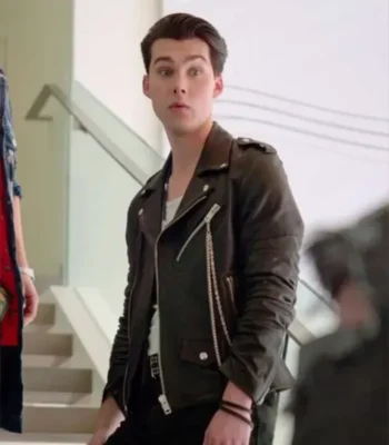 Julie and the Phantoms Reggie Peters Black Biker Leather Jacket