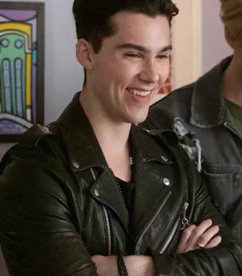 Julie and the Phantoms Reggie Peters Black Biker Leather Jacket