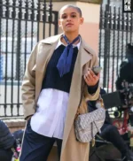 Julien Calloway Gossip Girl Beige Trench Coat