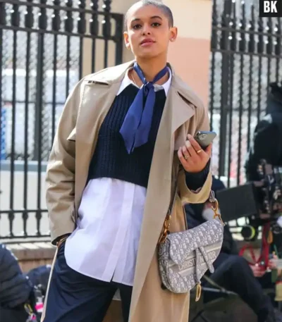 Julien Calloway Gossip Girl Beige Trench Coat