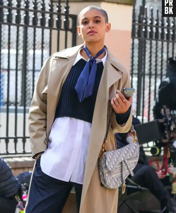 Julien Calloway Gossip Girl Beige Trench Coat