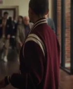 Julien Calloway Gossip Girl Maroon Varsity Jacket