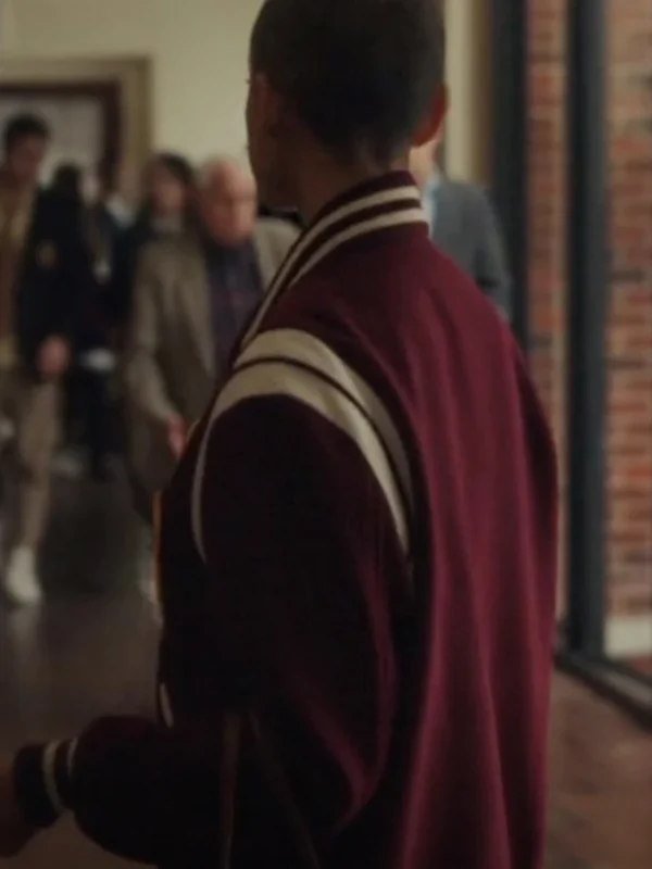Julien Calloway Gossip Girl Maroon Varsity Jacket