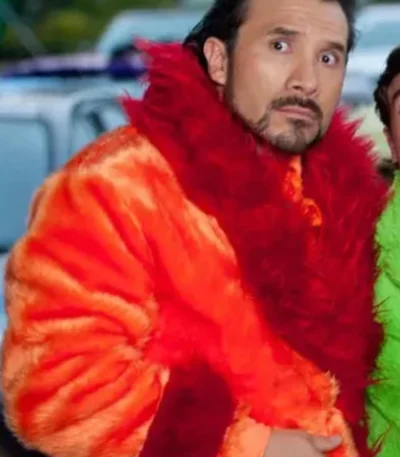 Junior P. Luche Orange Fur Coat