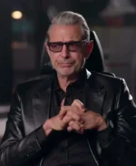 Jurassic World 3 Dominion Ian Malcolm Black Leather Coat