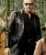 Jurassic World 3 Dominion Ian Malcolm Black Leather Coat