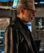 Jurassic World 3 Dominion Ian Malcolm Black Leather Coat