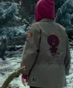 Jurassic World 3 Maisie Lockwood Green Cotton Field Jacket