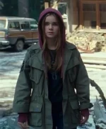 Jurassic World 3 Maisie Lockwood Green Cotton Field Jacket
