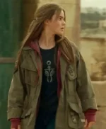 Jurassic World 3 Maisie Lockwood Green Cotton Field Jacket