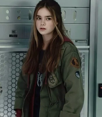 Jurassic World 3 Maisie Lockwood Green Cotton Field Jacket