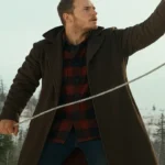 Jurassic World 3 Owen Grady Brown Cotton Trench Duster Coat